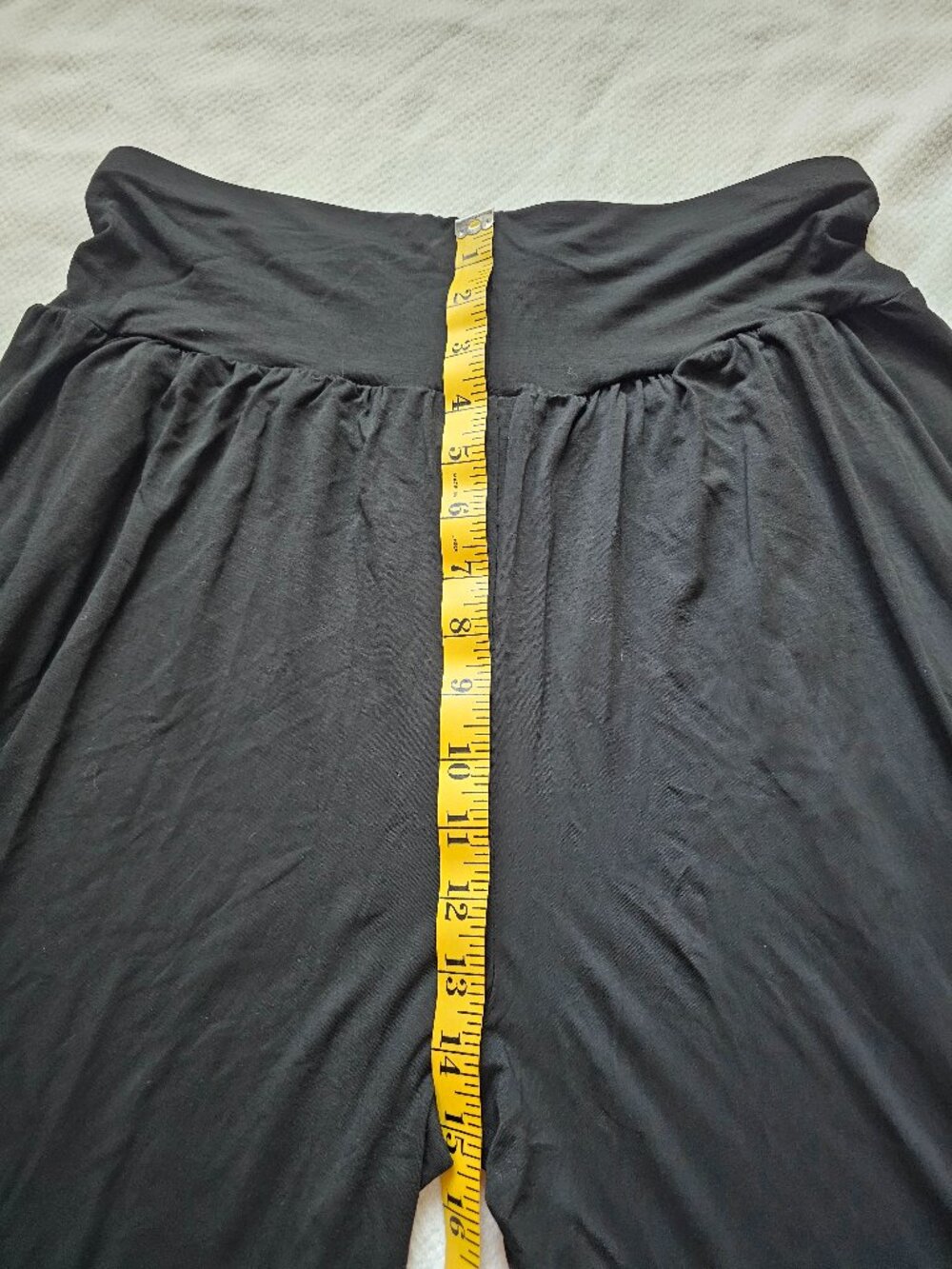 WIWI Large black pajama lounge pants - Picture 5 of 8